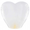 Λευκο Χαρτινο Ιπταμενο Φαναρακι Σε Σχημα Καρδιας 37Χ93Χ95Cm - ΚΩΔ:Lamp3T-Bb
