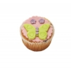 Cupcakes Βανιλιας Με Ζαχαροπαστα Και Θεματικη Διακοσμηση - Πεταλουδες - ΚΩΔ:1507-Far