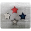 Ξυλινο Διακοσμητικο Αστερι Με Εκτυπωση Και Τρυπα - Μπλε- 4 Χ 4 Ek - ΚΩΔ:940315-Nt