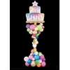 Μπαλονι Foil 39"(99Cm) Τουρτα Rainbow Drip Cake - ΚΩΔ:10506-Bb