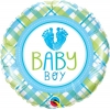 Μπαλονι Foil 18''(45Cm) Baby Boy Lo(Feet)E - ΚΩΔ:25726-Bb