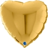Μπαλονι Foil 22"(56Cm) Χρυση Καρδια - ΚΩΔ:22012-Bb