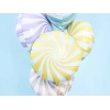 Μπαλονι Foil 18''(45Cm) Lollipop Ασπρο Κιτρινο - ΚΩΔ:Fb20P-084J-Bb