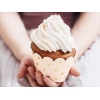 Χαρτινο Περιτυλιγμα Για Cupcakes Με Χρυσα Αστερια - ΚΩΔ:Fm20-075J-Bb