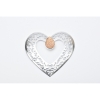 Μεταλλικη Αγκραφα Καρδια Με Στρας 8X8Cm - ΚΩΔ:1510961-01-Rd