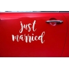Αυτοκολλητο Αυτοκινητου Just Married 33X45Cm - ΚΩΔ:Cs2-008-Bb