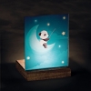 Plexiglass με Panda σε Ξύλινη Βάση Ρεσώ 8X8X11.5cm - ΚΩΔ:M10286-AD