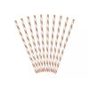Rosegold Χάρτινα Καλαμάκια Ριγέ 19.5cm - ΚΩΔ:SPP1M-019RJ-BB