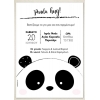 Κουτακι Πυραμίδα Panda (Πάντα) Χάρτινη 10X6,5X6,5cm - ΚΩΔ:KOYTI-0205-TH