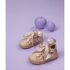 Παπουτσακια Babywalker Δετο Sneaker Απο Παγιετα & Δερμα - Ζευγαρι - ΚΩΔ:Exc5698-Bw