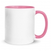 Κούπα με Όνομα Ηρακλής με Ροζ Εσωτερικό και Χερούλι 350ml - ΚΩΔ:D24K-22-BB