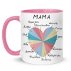Κούπα - Όσα Είναι Μια Μαμά - Με Ροζ Εσωτερικό και Χερούλι 350ml - ΚΩΔ:SUB1005466-28-BB