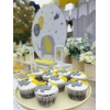 Στολισμός Βάπτισης και Candy Bar Ελεφαντάκι κίτρινο με γκρι - Τρεις Ιεράρχες Έυοσμος - ΚΩΔ:EL-VDH511ST