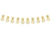 Διακοσμητική Γιρλάντα Χρυσοί Ανανάδες 1,5m - ΚΩΔ:BB000GL6-BB