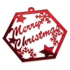 Πλέξιγκλας Merry Christmas 9X8cm - ΚΩΔ:NU00K104-NU