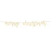 Γιρλάντα ξύλινη - Merry Christmas 87x17cm - ΚΩΔ:GRL89-100-BB