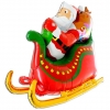 Μπαλόνι Foil  Άγιος Βασίλης με έλκυθρο 117cm - ΚΩΔ:73030-BB