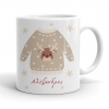 Χριστουγεννιάτικη κούπα Sweater Weather - με κόκκινο εσωτερικό και χερούλι 350ml - ΚΩΔ:SUB1004197-18-BB