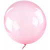 Μπαλόνι 61cm διάφανο bobo ροζ - ΚΩΔ:207FB24-36-BB