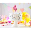 Αριθμός τούρτας 4 ροζ μπαλόνι 13cm - ΚΩΔ:BC-5RO4-BB