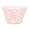 Περιτύλιγμα για cupcakes με ροζ διάτρητο σχέδιο 5X21cm - ΚΩΔ:511454-BB