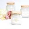 Κερί λευκό με ξύλινο καπάκι με άρωμα floral meadow 75gr  - ΚΩΔ:ST00748-Sop