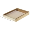 Ξύλινο κουτί με plexiglass καπάκι 13X17X2.5cm - ΚΩΔ:RT099-NU