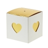 Χάρτινο κουτάκι διπλό με καρδιά 6X6X6cm - ΚΩΔ:RT097-NU