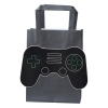 Χάρτινη μαύρη σακούλα δώρου 3d gamer 19X11.6cm - ΚΩΔ:GAME-103-BB