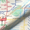 Ύφασμα με το μέτρο χάρτης μετρό 140cm - ΚΩΔ:308341-NT