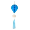 Διακοσμητική κυψέλη οροφής μπλε αερόστατο 75cm - ΚΩΔ:DB3-001-BB