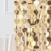 Διακοσμητική κουρτίνα backdrop με χρυσές καρδιές 250X100cm - ΚΩΔ:GO-152-BB