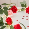 Γιρλάντα από τριαντάφυλλα με φωτάκια 180cm- ΚΩΔ:YOU-110-BB