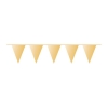 Τριγωνικά σημαιάκια χρυσά 10m - ΚΩΔ:9903793-BB