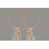Στέφανα γάμου vintage με σκοινί και χρυσό μέταλλο - ΚΩΔ:S162990-VI