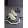Παπουτσάκια Babywalker Πλεκτό Σνίκερ με Δερμάτινες Λεπτομέρειες - Ζευγαρι - ΚΩΔ:EXC5251-BW