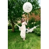 Μπαλόνι latex 100cm τυπωμένο λευκό Love is in the air - ΚΩΔ:Olbon10D-008-019-Bb