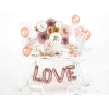 Μπαλόνι foil 140X35cm φράση LOVE rosegold - ΚΩΔ:FB17M-019R-BB