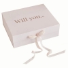 Ροζ κουτί - Will You Be My Bridesmaid 30X25cm - ΚΩΔ:HN-849-BB