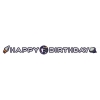 Γιρλάντα happy birthday space party 192X12cm - ΚΩΔ:9914670-BB