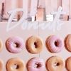 Donut wall ροζ-χρυσό 55X35X23cm - ΚΩΔ:MIX-285-BB