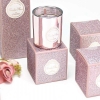 Αρωματικό κερί σε ροζ κουτί glitter 120gr - ΚΩΔ:ST00799-SOP