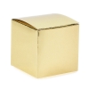 Χάρτινο κουτάκι χρυσό 6X6cm - ΚΩΔ:RT113-1-NU