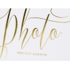 Άσπρο άλμπουμ φωτογραφιών - precious moments 20X24.5cm - ΚΩΔ:AZ2-008-BB