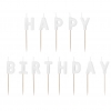 Λευκά κεράκια happy birthday 2.5cm - ΚΩΔ:SCS-13-008-BB