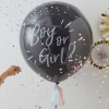 Μπαλόνι latex 91.4cm για Gender Reveal boy or girl με φούντα - ΚΩΔ:OB-115-BB