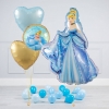 Μπαλόνι foil 43cm πριγκίπισσα Σταχτοπούτα - ΚΩΔ:39798-BB