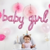 Μπαλόνι foil ροζ φράση baby girl - ΚΩΔ:207FS053-BB