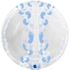 Μπαλόνι foil 48cm διάφανο μπλε πατουσάκια - ΚΩΔ:G74011SVT-BB