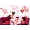 Μπαλόνι foil 66X48cm ροζ καρδιά με βέλος - ΚΩΔ:FB172-BB
